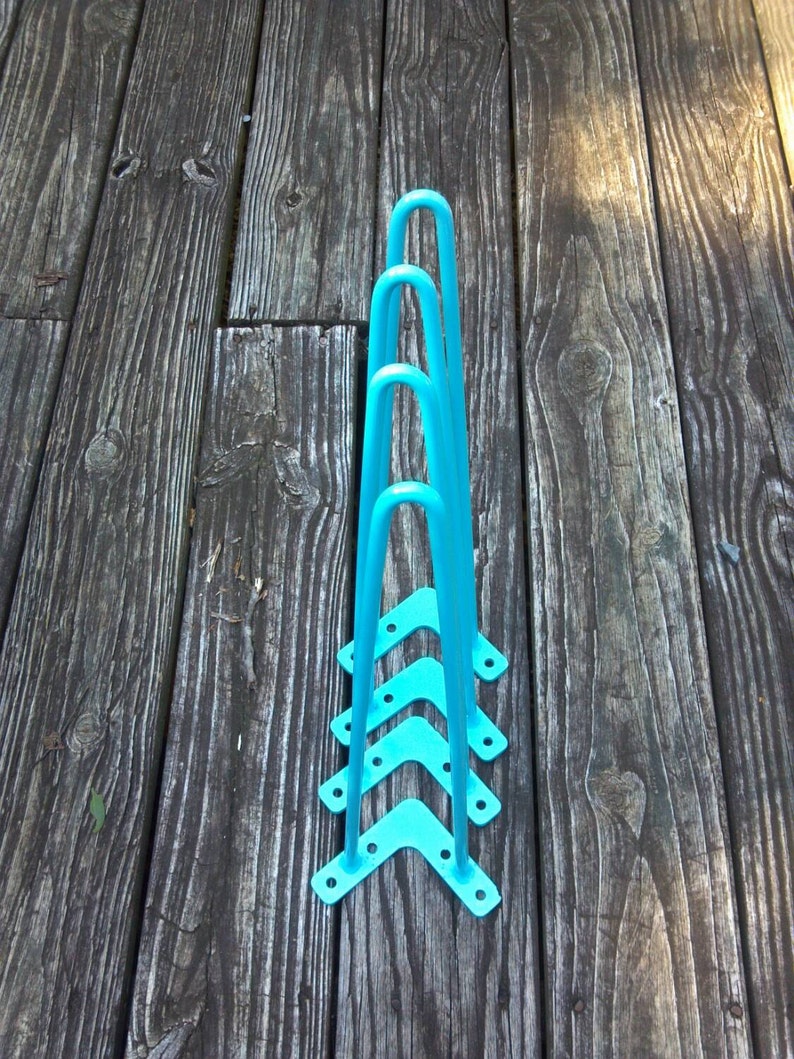 Teal Turquoise 18 Inch Hairpin Legs Price is per Leg Etsy