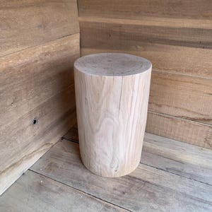 Unique White Oak Irregular Circle Stump Tables