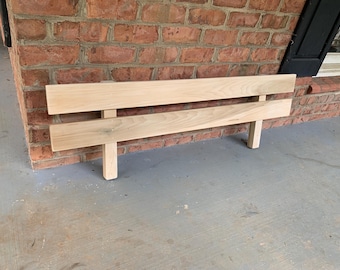 Poplar Bed Rail