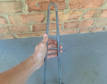 Slender Solid Steel Square Bar Hairpin Metal Legs - Heavy Duty Legs Industrial
