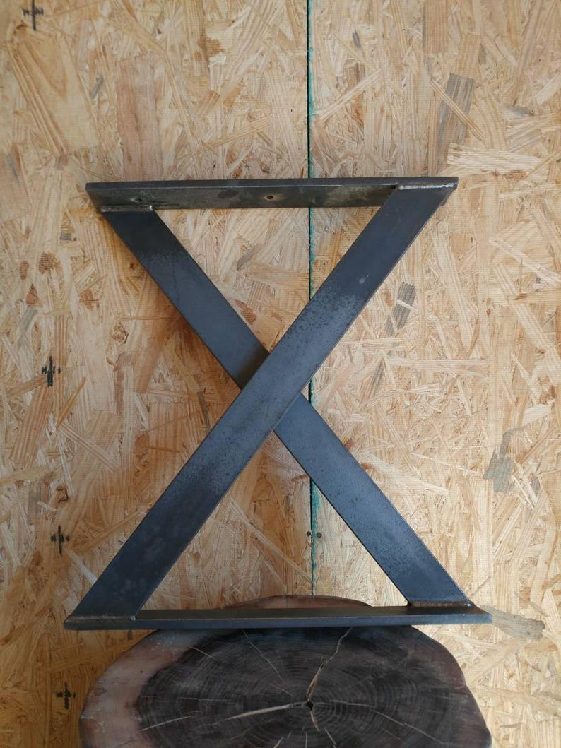 X Shaped Coffee Table Leg image 1