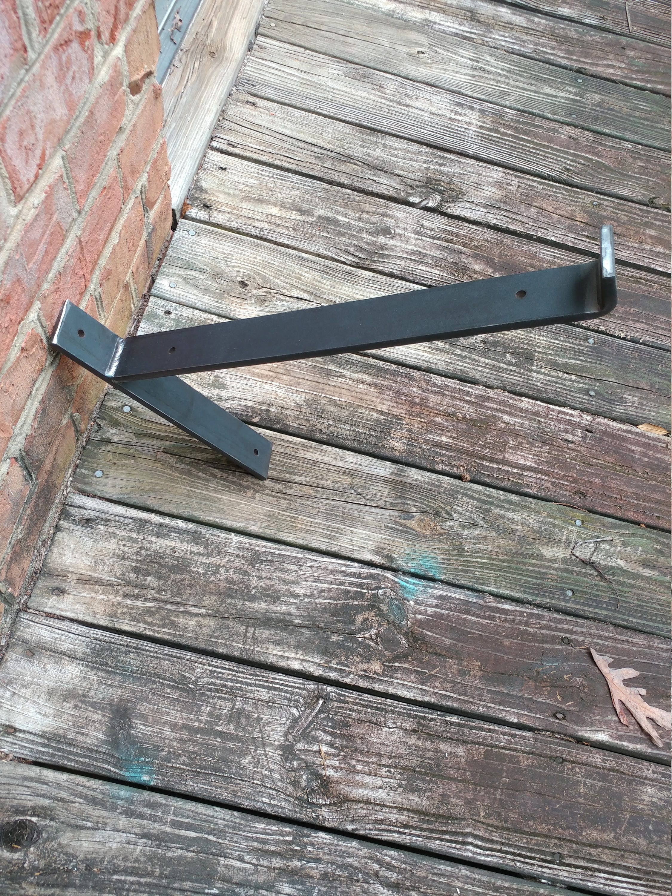 Angled Display Shelf Brackets Custom Available Etsy