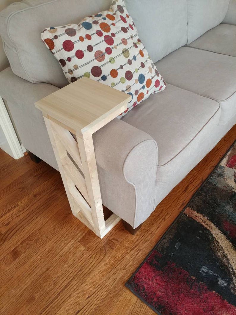 Over the arm accent table