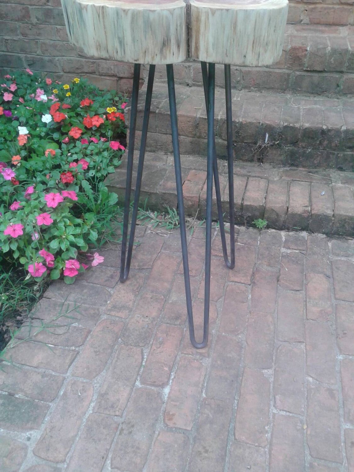 Raw Industrial 28 Steel Hairpin Leg Tripod Table Base Etsy