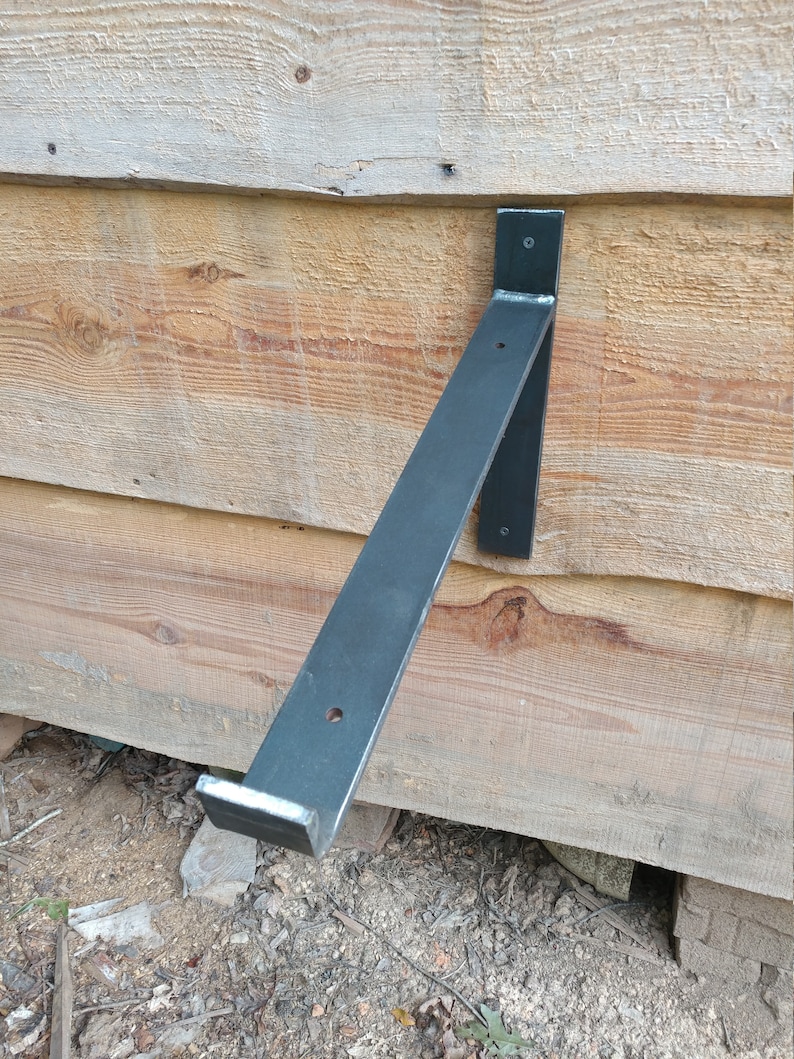 Angled Display Shelf Brackets Custom Available Etsy