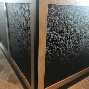 Steel Corner Guard Powder Coated Black