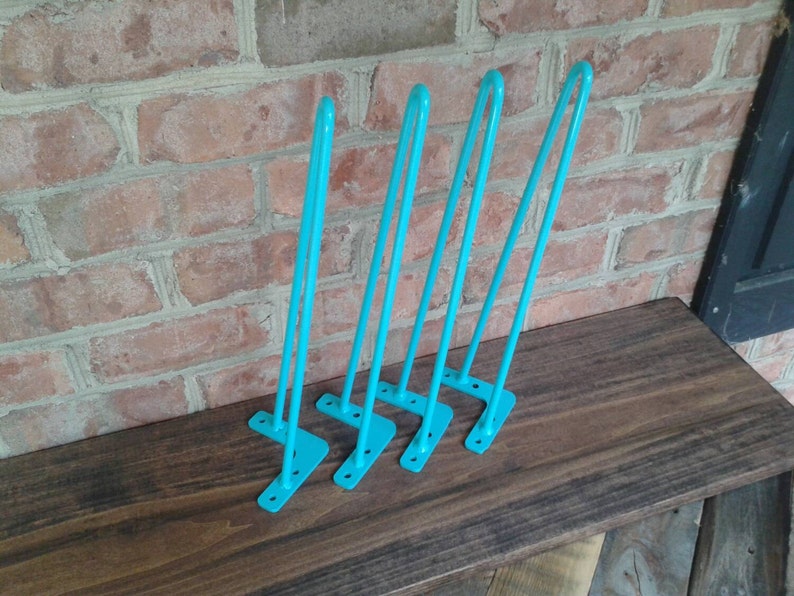Teal Turquoise 18 Inch Hairpin Legs Price is per Leg Etsy