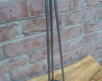 Raw Steel 20" 3 Rod Hairpin Legs - Price is Per Leg