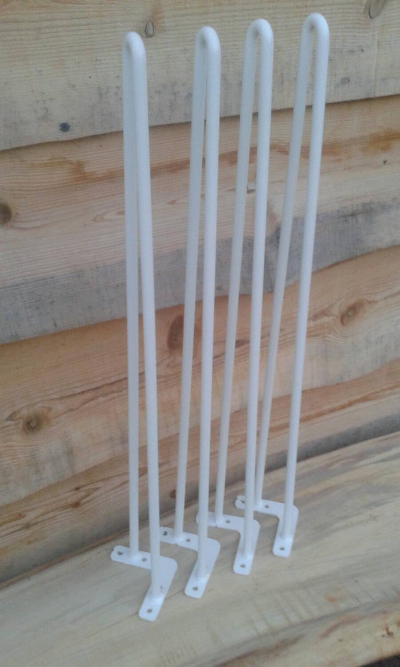 White 30 Inch Hairpin Legs Price is Per Leg Etsy