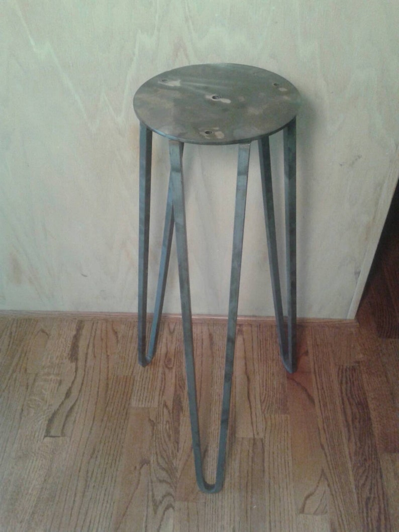 Raw Industrial 20 Steel Hairpin Tripod Table Base Etsy