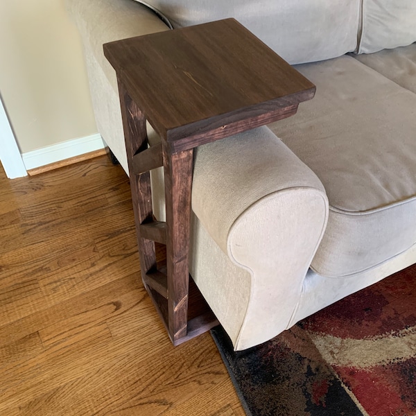 Over Arm Sofa Table Etsy