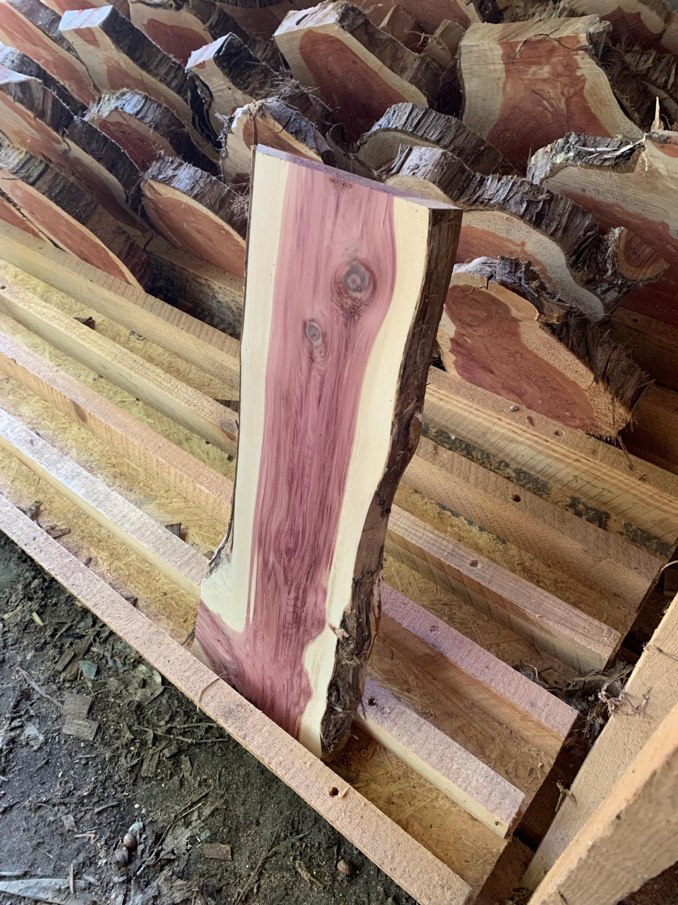 Planed Cedar Planks Live Edge
