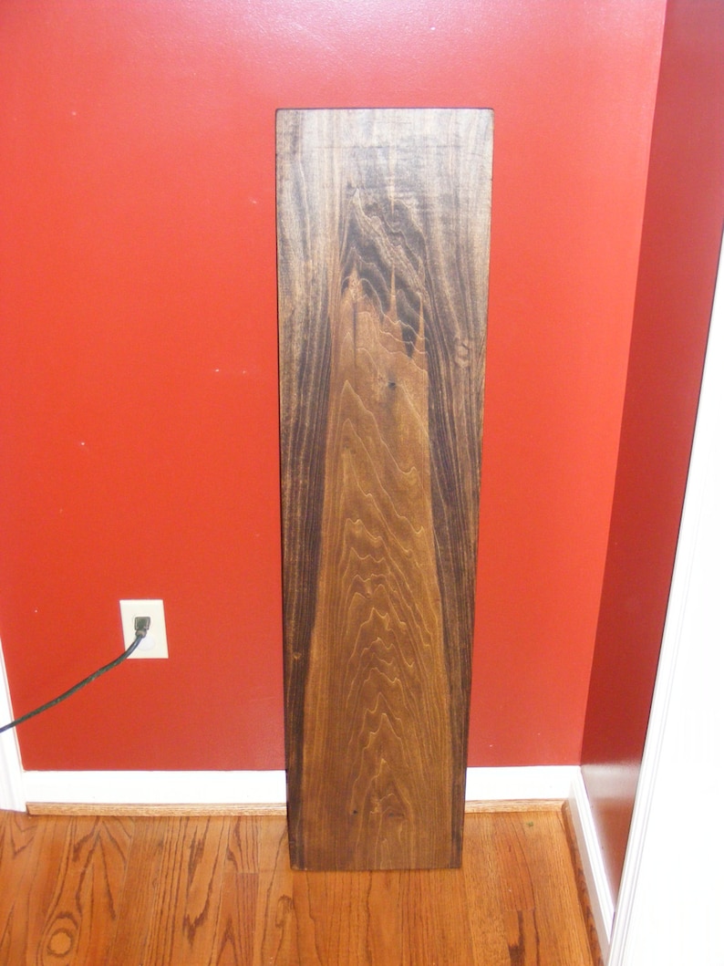 Poplar Furniture Board Finished in Honey Brown Stain Shelf Etsy