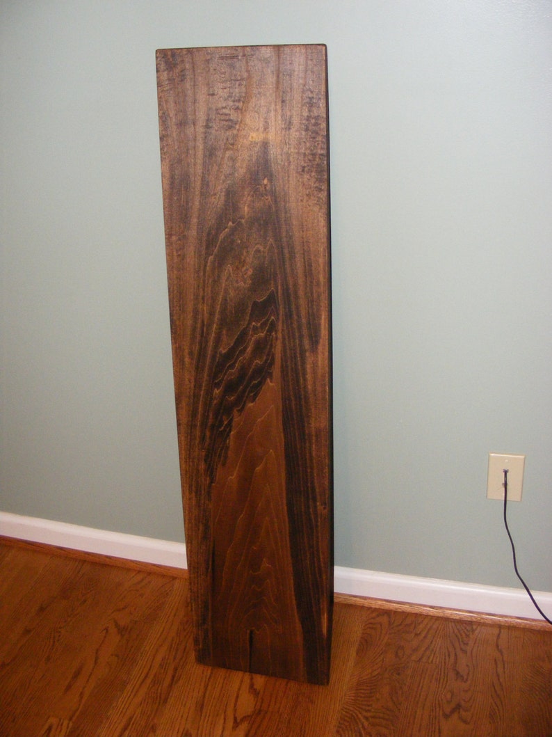 Poplar Furniture Board Finished in Honey Brown Stain Shelf Etsy