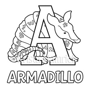 Alfabeto de animales, páginas para colorear de animales de la A a la Z, 27 páginas