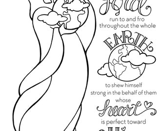 For God So Loved The World Coloring Pages 4