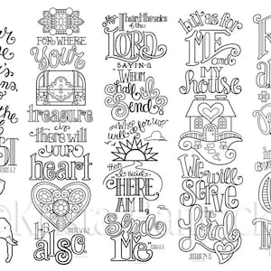 Bible Journaling Traceable    5 verses to trace in the margins of your journaling Bible