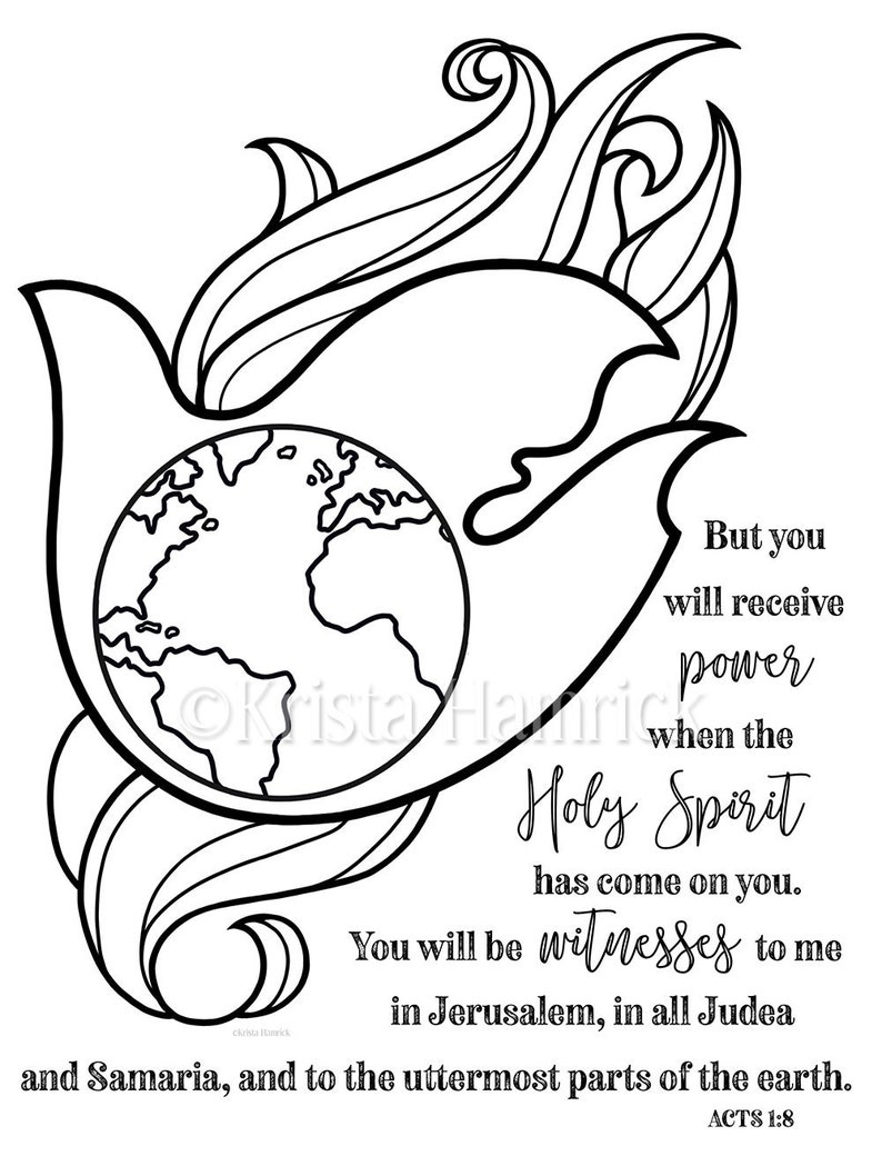 9300 Bible Coloring Pages Acts  Images