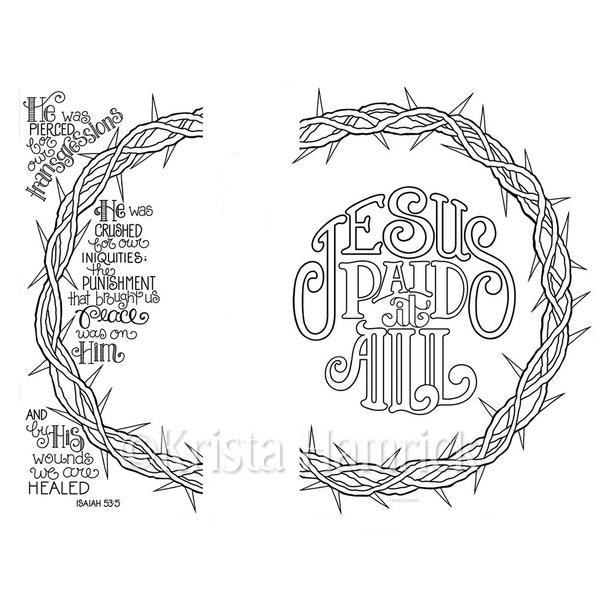 Jesus Paid It All - Etsy