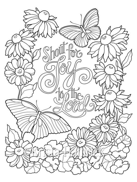 In the Garden Spiral Coloring Book – Here For You