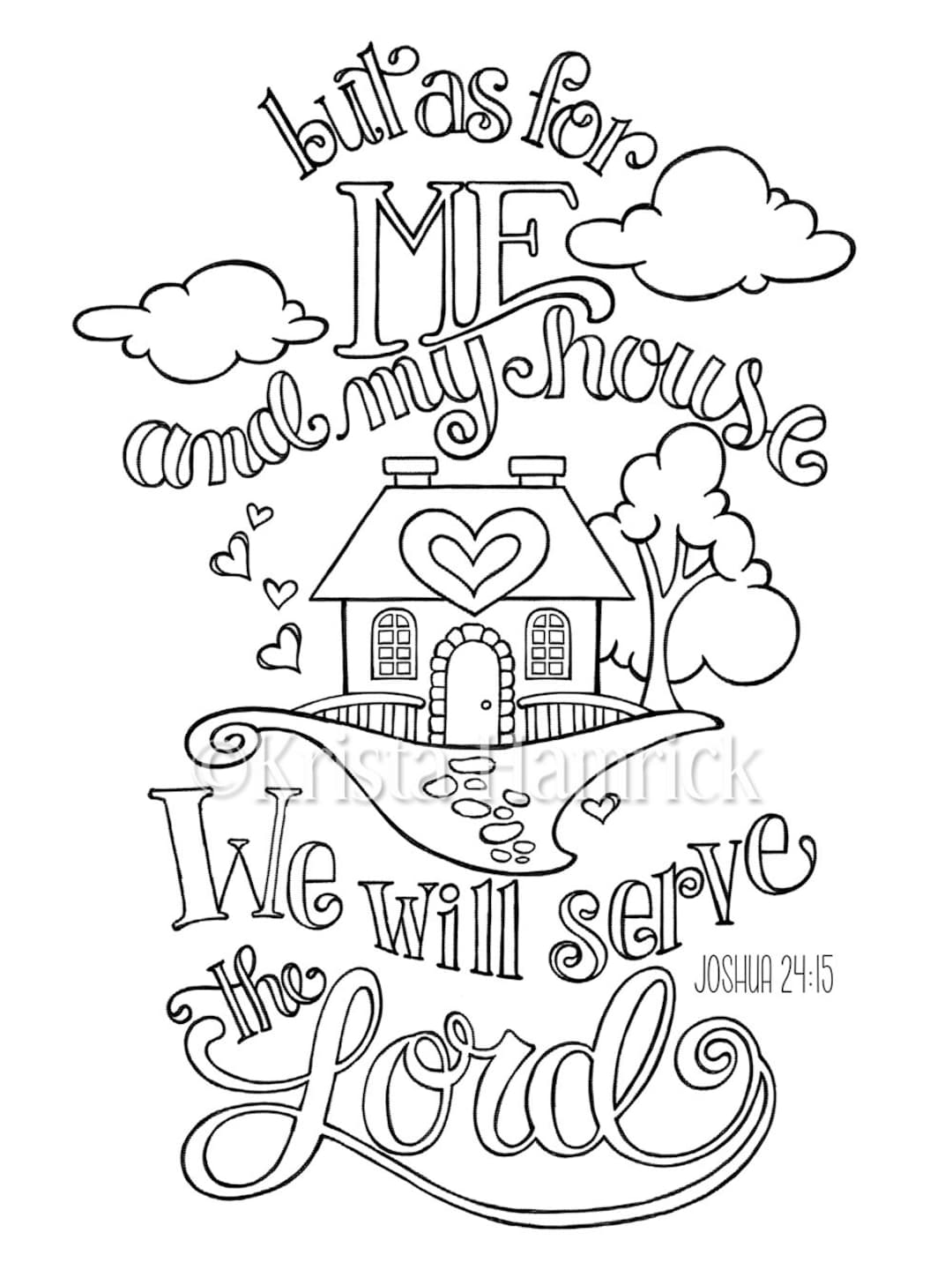 as-for-me-and-my-house-coloring-page-in-two-sizes-8-5x11-bible-journaling-tip-in-6x8-etsy for Free Printable As For Me And My House As for Me and My House Coloring Page in Two Sizes: 8.5X11, Bible Journaling Tip-in 6X8 - Etsy for Free Printable As For Me And My House