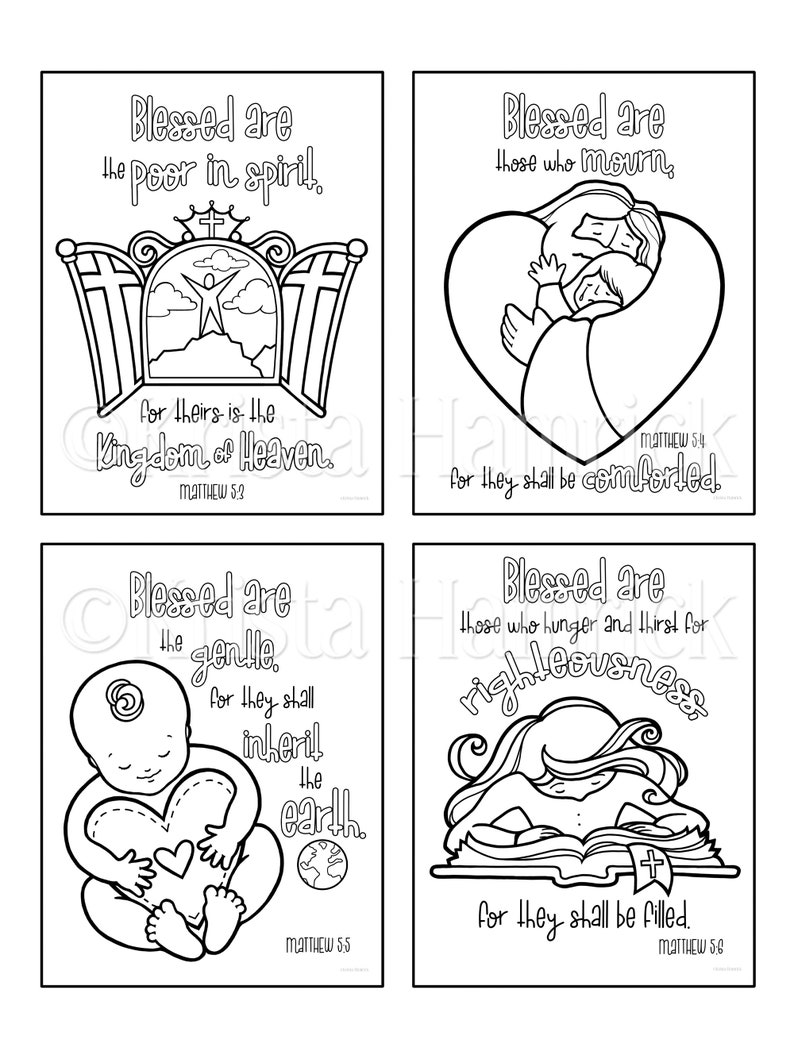 The Beatitudes Coloring Collection - Il 794xN.4572627905 Asqz 