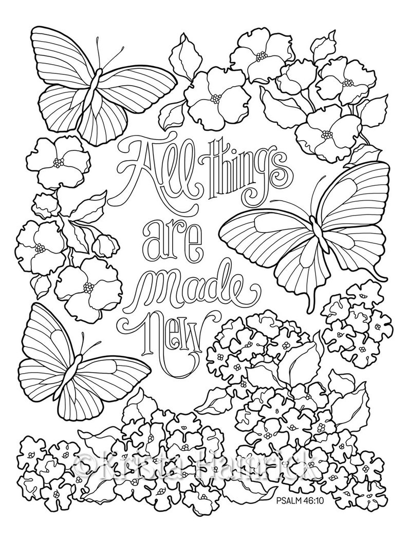 Download Inspirational Butterfly Garden series of three coloring ...