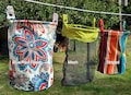 Handcrafted Clothespin Bag: Weather-Resistant Peg Holder