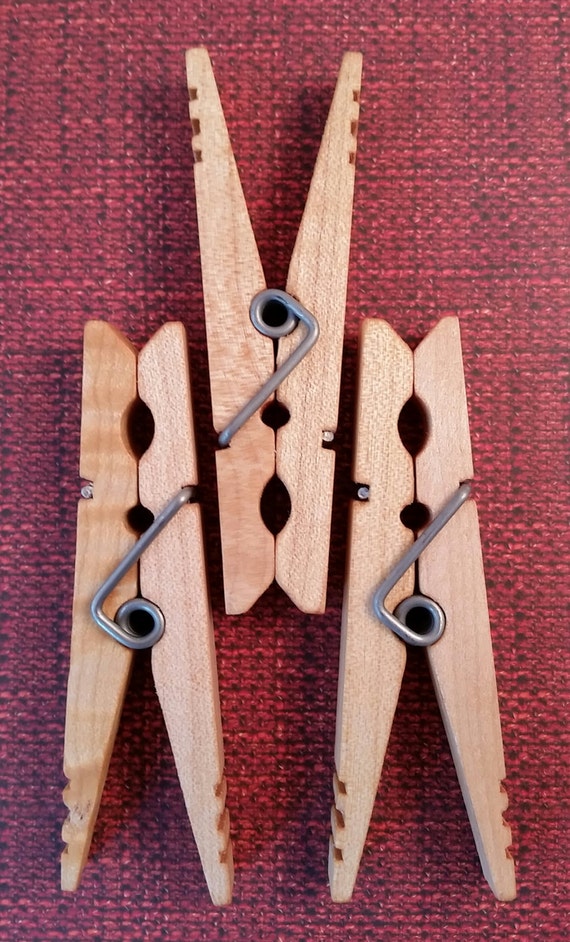 BAZIC Clothes Pin Mini 1, Natural Wood Clothespins (50/Pack), 1-Pack 