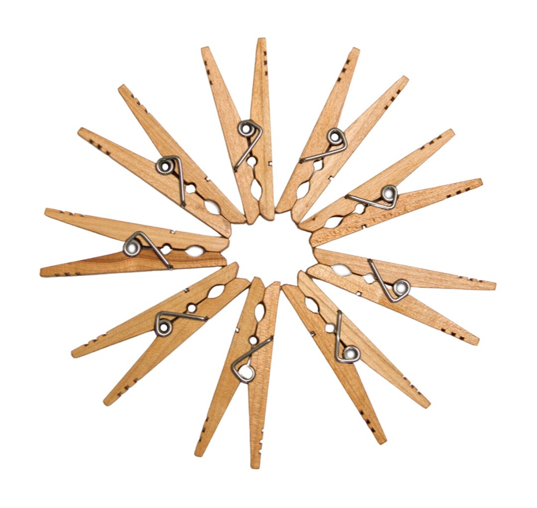 Maple Clothespins: Kevin's Quality Clothespins, Heavy Duty Laundry Pins ...