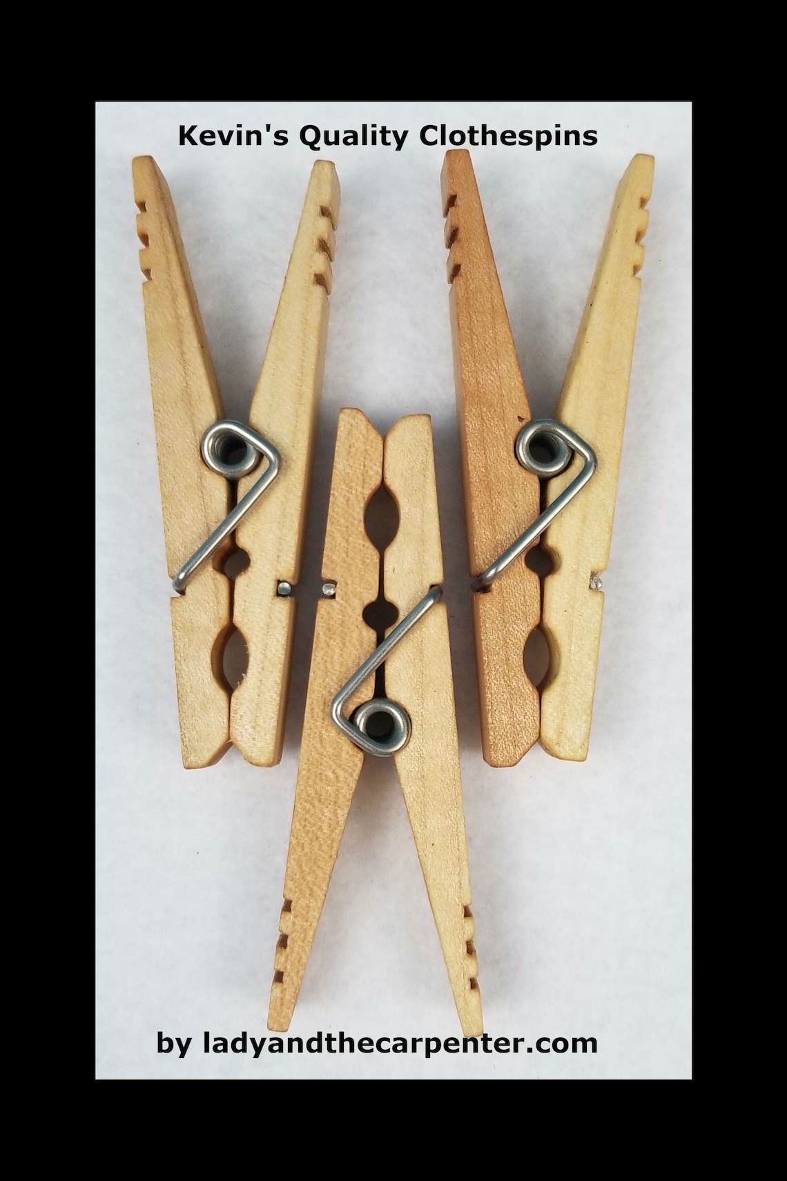 Clothesline Bag and 3 Sets of Kevin's Quality Clothespins Etsy