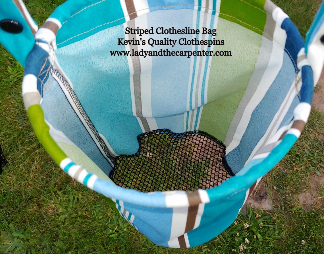 Clothespin Bag for Clothesline Allweather Clothesline Bag Etsy