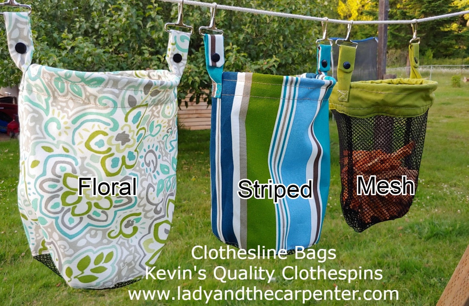 Clothespin Bag for Clothesline Allweather Clothesline Bag Etsy