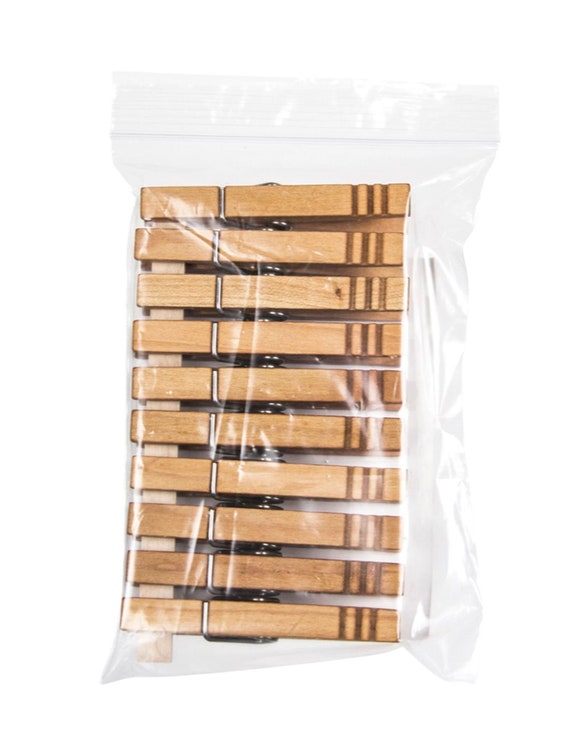 Home Basics 50 Piece Wooden Clothespin, DRYING