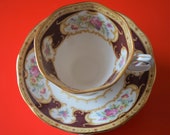 A Vintage Royal Albert Lady Hamilton Bone China Cup Saucer - Ideal Gift Birthday Present