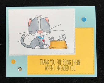 Thank You For Being There Greeting Card