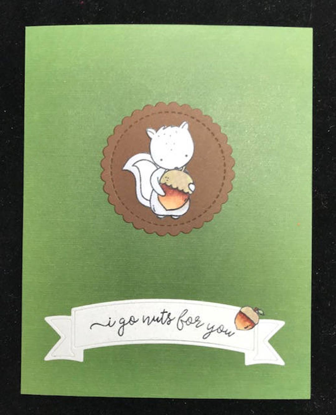 I Go Nuts for You Greeting Card Etsy