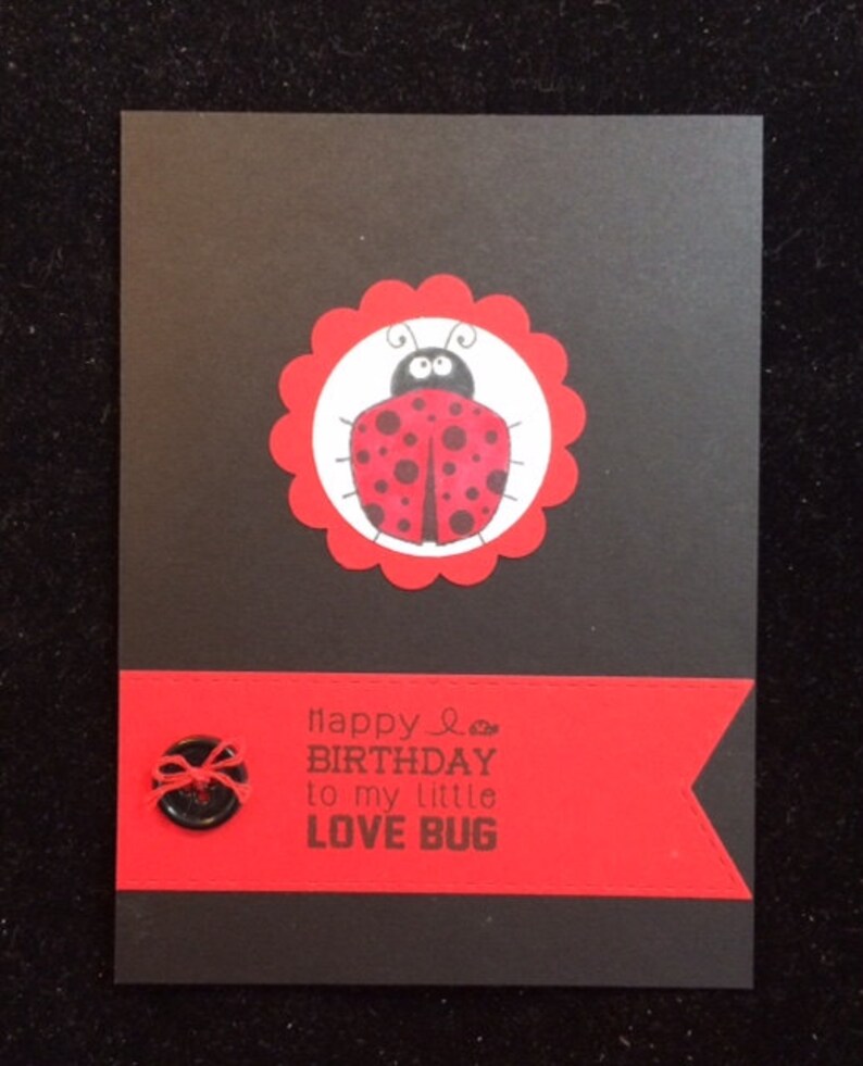 Happy Birthday Love Bug Birthday Card
