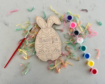 Personalized DIY Easter painting craft