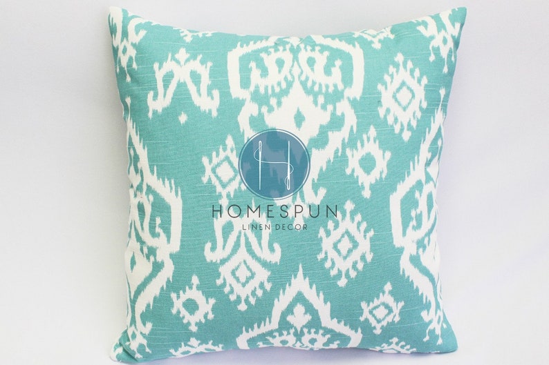 Raji Premier Prints Spirit Blue 1 pc CLEARANCE PILLOW COVER Home Decor Sofa Throw Pillow-Cover with Zipper Enclosure