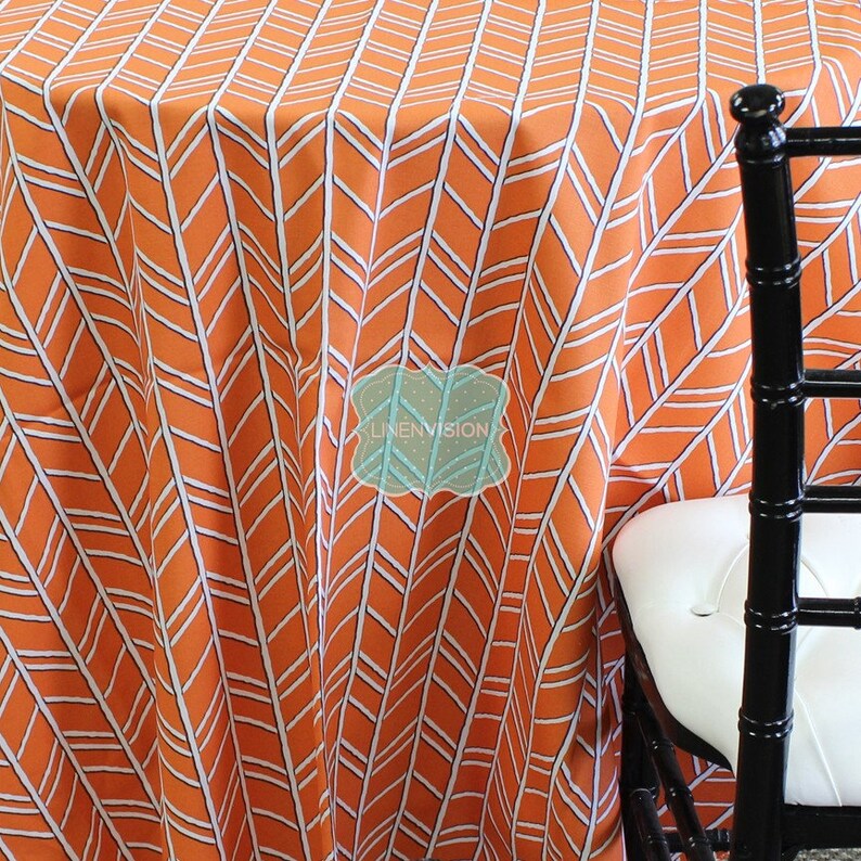 Table Linen Wedding Home Decor Dining Kitchen Bogatell Monarch Orange Choose Your Size Premier Prints Tablecloth