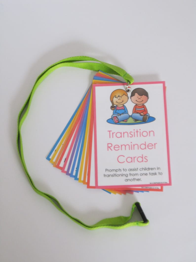 Transition Reminder Cards - Etsy Australia