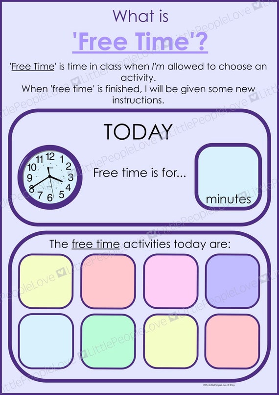 Free Time Poster | Etsy