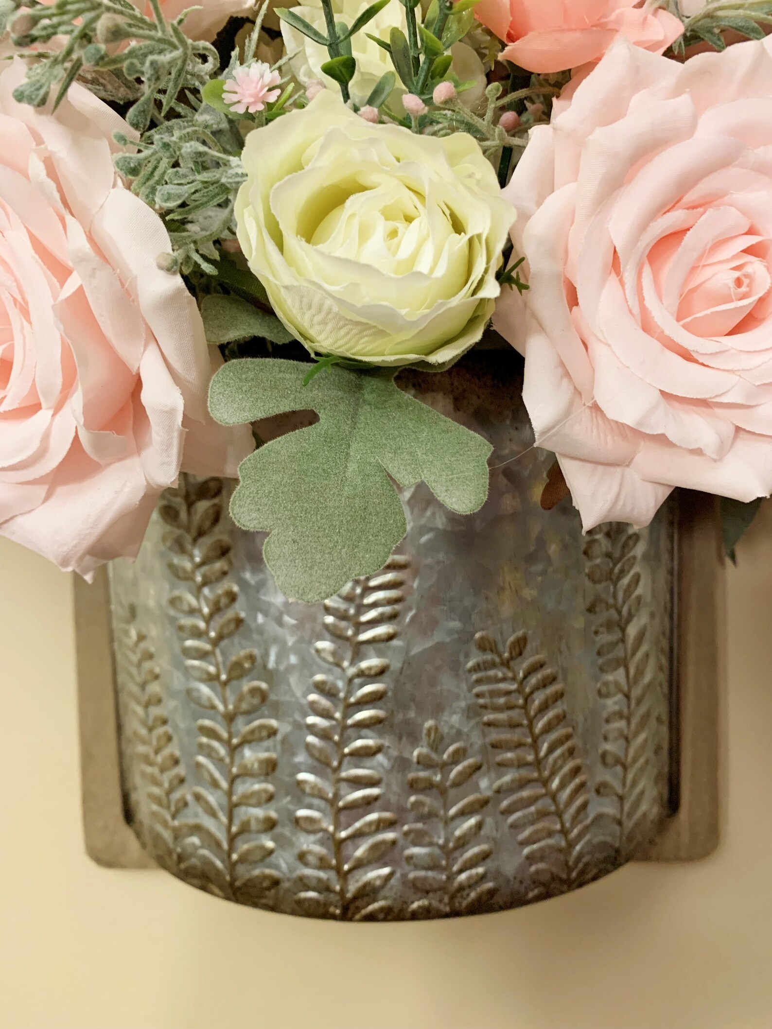 Flower Arrangement Wall Hanging Farmhouse Country Etsy