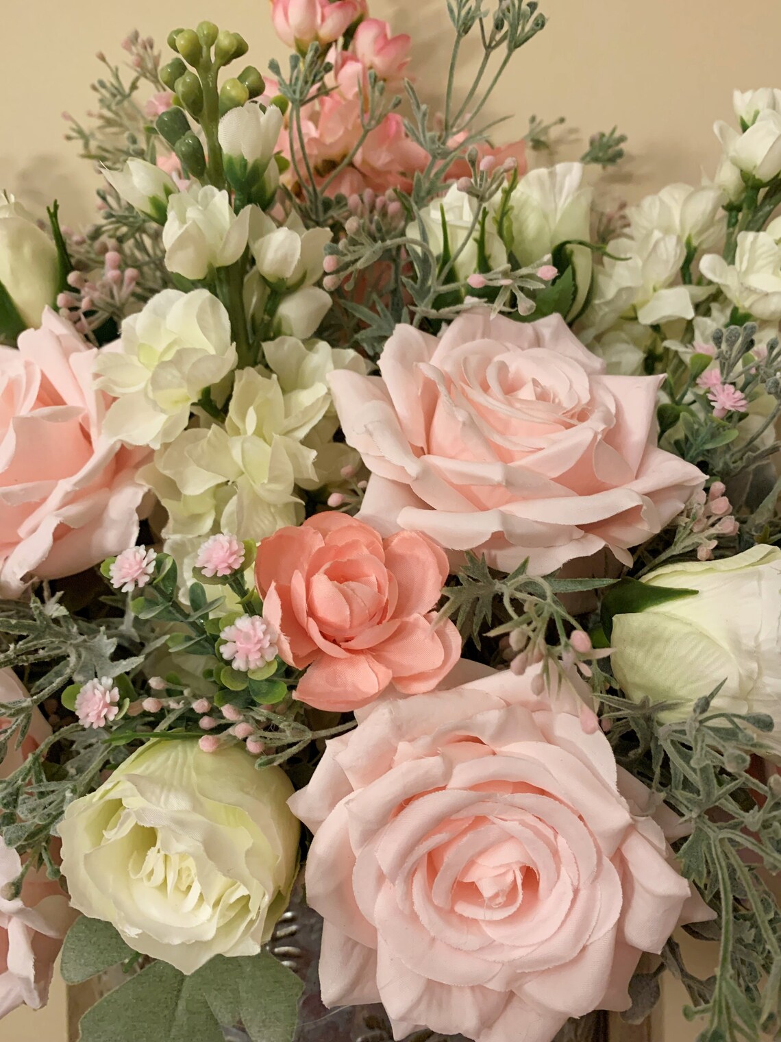 Flower Arrangement Wall Hanging Farmhouse Country Etsy