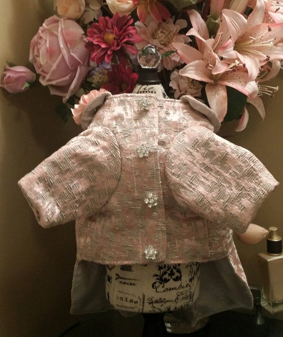 Special occasion matching dog dress and coat size medium Etsy