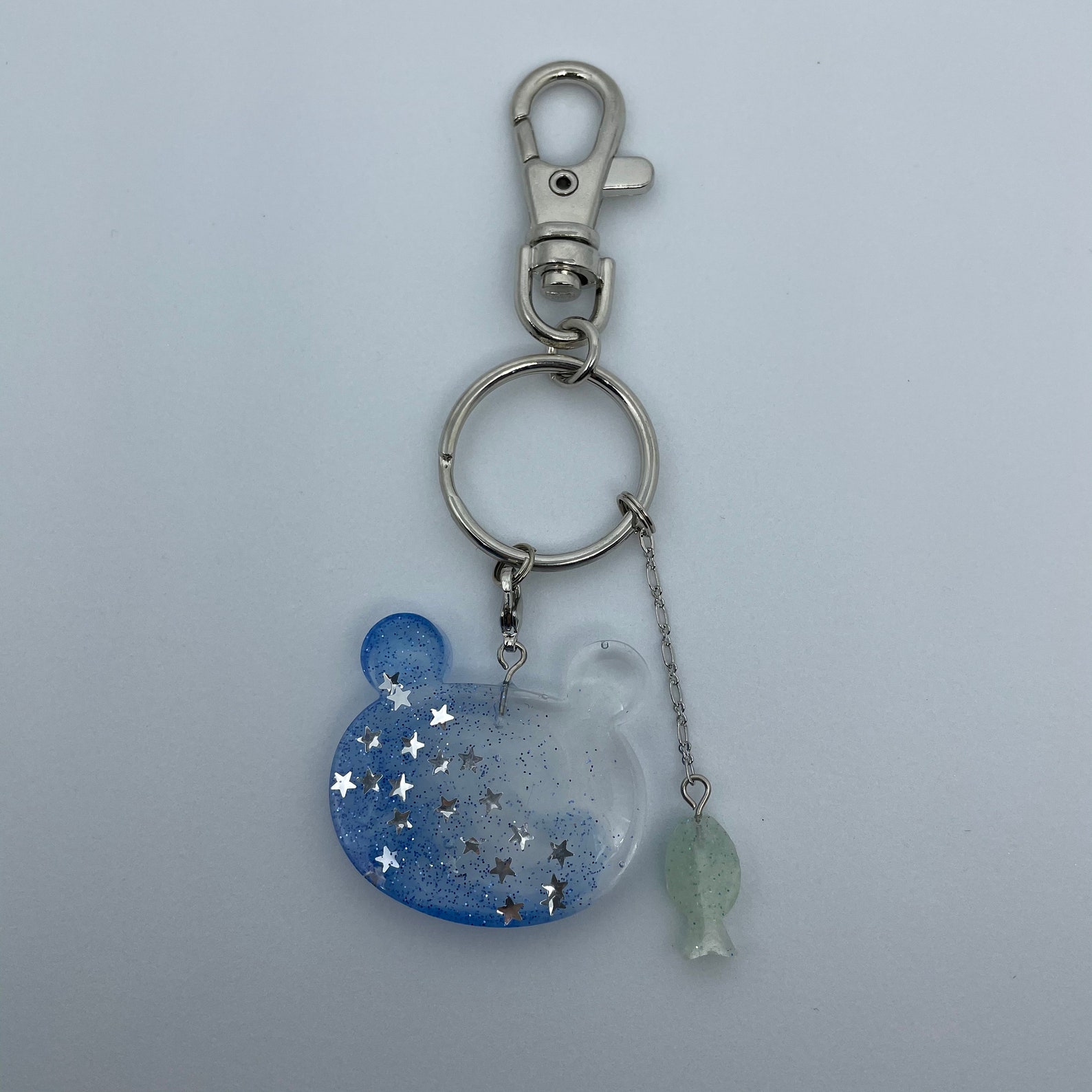 UV Resin Charm Keychain Accessory Etsy