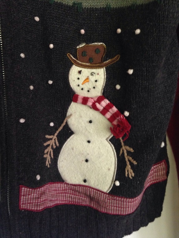 Ugly Christmas Sweater Petite XL Sweater | Tacky … - image 5