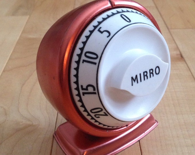 Vintage Mirro Kitchen Timer Egg Timer Copper Vintage Kitchen Utensils