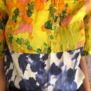 Dries Van Noten Beautiful & Colorful Silk Top 2 Different - Etsy